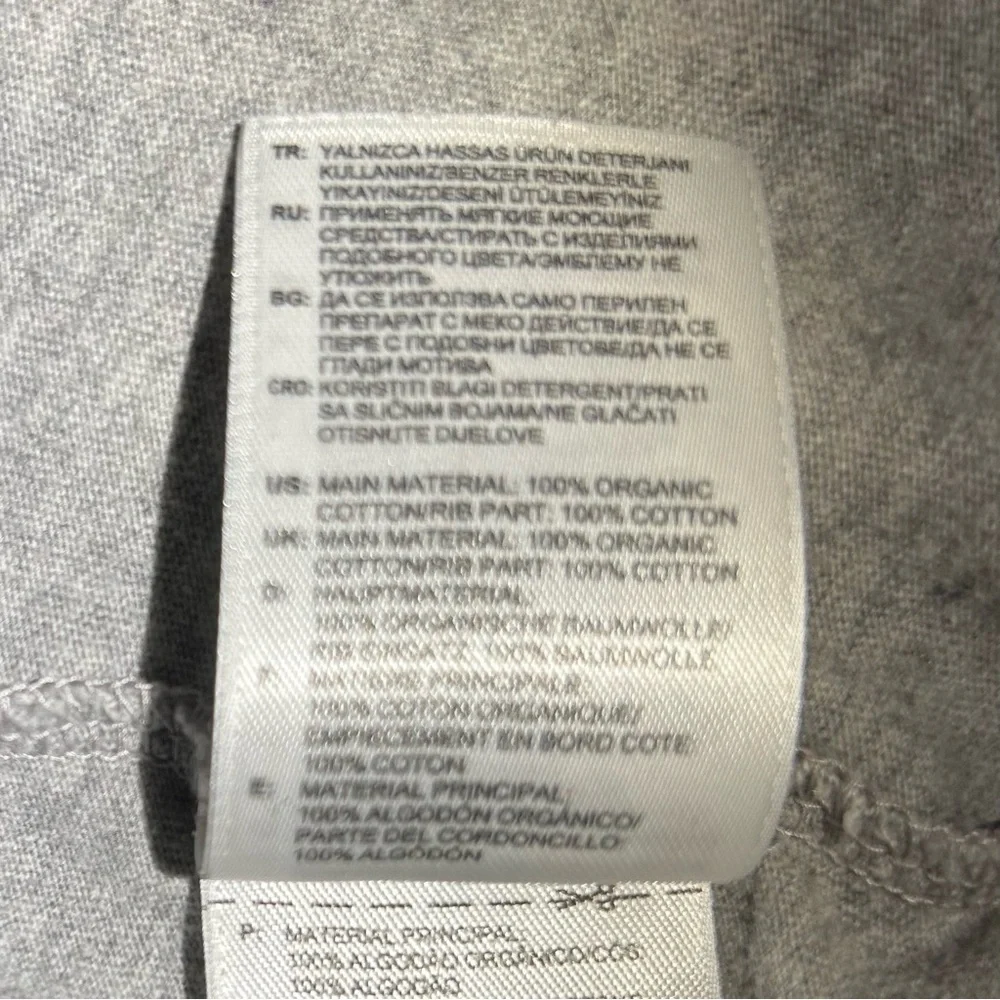 Adidas Original Trefoil Logo Graphic Tee Heather Gray Men’s Large - Picture 5 of 6